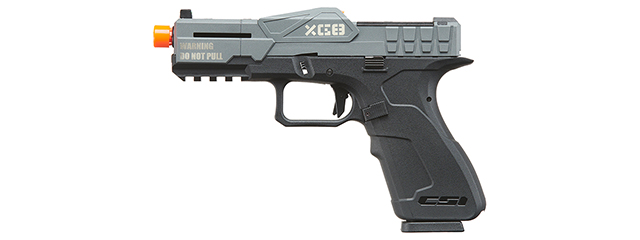 Poseidon CSI XG8 Gas Blow Back Aluminum Pistol - (Gray/Black)