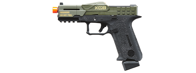 Poseidon CSI XG8 Close Combat Tactical GBB Pistol - (OD Green/Black)