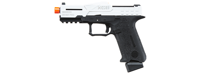 Poseidon CSI XG8 Close Combat Tactical GBB Pistol - (White/Black)