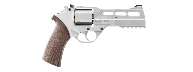 Chiappa/Black Ops/Wingun Rhino 50DS Revolver CO2 Cal. 177 - (Silver)