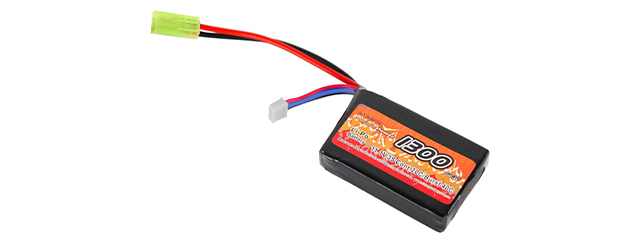 VB-Power 11.1V 1300 mAh 20C / 40C LiPo Airsoft AEG PEQ Battery