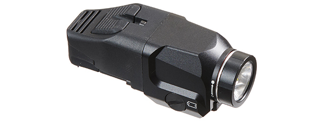 Atlas Custom Works Tactical Rail Mounted Button Flashlight - (Black)