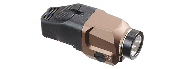 Atlas Custom Works Tactical Rail Mounted Button Flashlight - (Dark Earth)