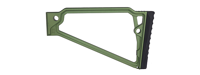 Atlas Custom Works Triangle Rise Stock w/ Butt Pad for 20mm Rails - (OD Green)