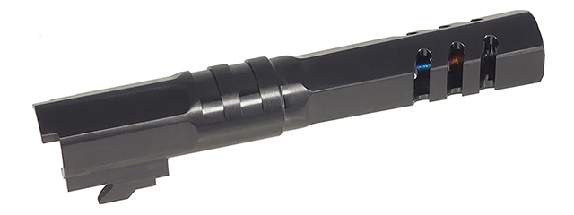 Atlas Custom Works Stainless Hexagon Outer Barrel for Tokyo Marui Hi-Capa 4.3 GBB Airsoft Pistols - (Black)