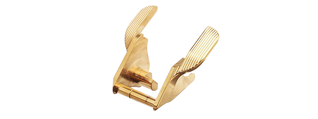 Atlas Custom Works Stainless Ambi Thumb Safety for Tokyo Marui Hi-Capa GBB Pistol - (Gold)