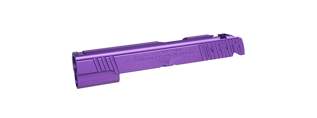 Atlas Custom Works Aluminum "Infinity Signature" Slide for Tokyo Marui 5.1 Hi-Capa GBB Airsoft Pistols - (Purple)