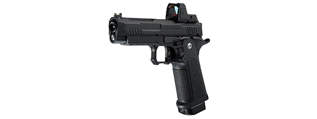 ARCTURUS Vanguard 4.3" Hi-Capa GBB Pistol w/ Optics Ready Slide & ARS-1 Red Dot Combo - (Black)