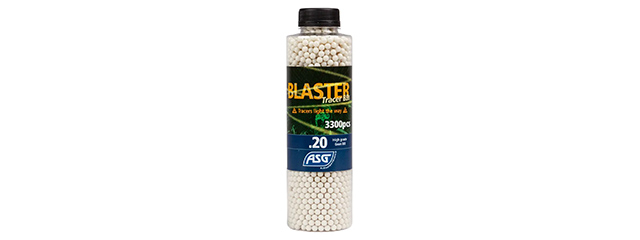 ASG Blaster Tracer 0.20g Airsoft BBs 3300 Rounds Bottle - (Green)
