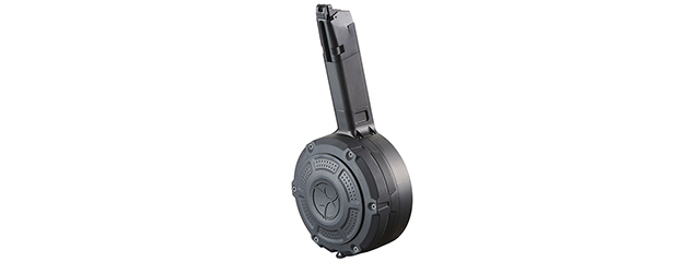 Action Army 350 Round Green Gas Drum Magazine for AAP-01 Airsoft Pistols (Color: Black)