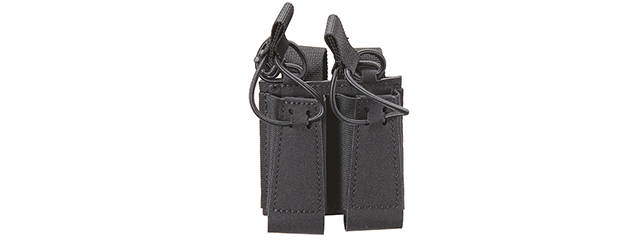 Tactical Assaulter Double Pistol Mag Pouch - (Black)