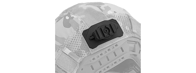 Lancer Tactical Universal Helmet Tactical Light Adapter (Black)