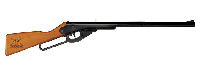 The Daisy Buck Model 105 Youth .177 Caliber Air Gun - (Black/Wood)