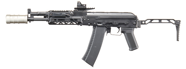 Custom Lancer Tactical Wendigoon Gen 2 Stalker 10" M4 AEG Airsoft Rifle - (Black/Tan)