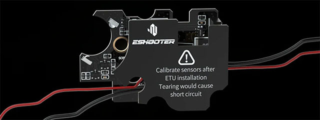 Eshooter Kestrel V2 SE Electronic Trigger Unit (ETU) for V2 Gearbox AEGs w/ App Control and Smart Fuse Protection - Front Wired