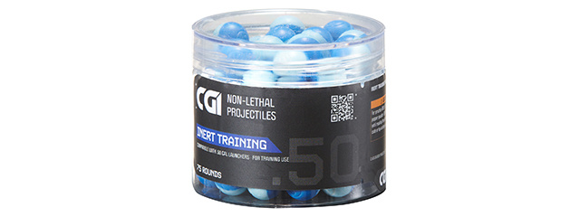 GoldenBall CGI .43 Caliber Non Lethal Training Projectiles - (Blue)