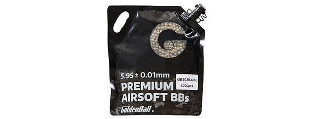 GoldenBall 4000 Round .20G Premium Grade BBs - (Tan)