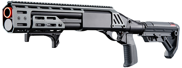 Golden Eagle Alpha Tactical Production A.T.P. Doomsday CO2 Gas Pump-Action Shotgun - (Gray)