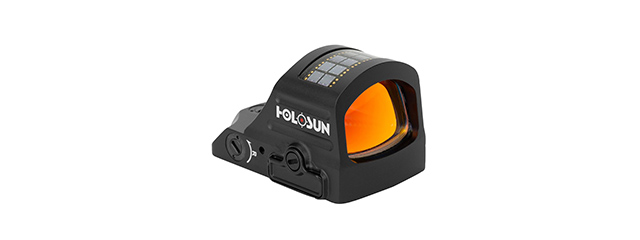 HOLOSUN HS407C X2 Solar + Battery Powered Micro Dot Reflex Sight w/ Dot Reticle (Green Dot)
