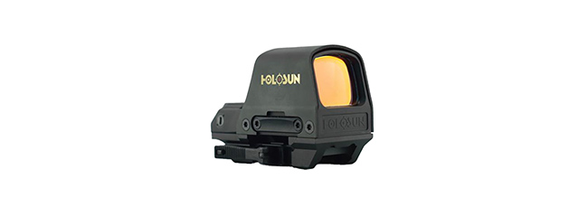 HOLOSUN HS510C Solar + Battery Powered Open Reflex Sight w/ Dual Reticles - (Black)