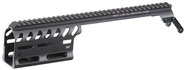 ITP M-LOK CNC Aluminum Handguard Full Length Rail For Marui TM SAIGA-12 SBS GBB Series - (Black)