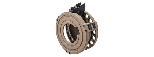 ITP SAIGA 12K Shotgun Drum Magazine Kit V2 For Marui TM SAIGA-12 GBB Series - (FDE)