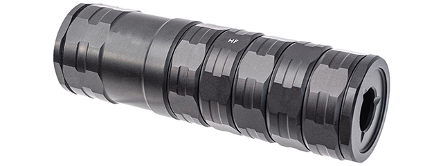 ITP Modular Airsoft Barrel Extension Mock Suppressor For Marui TM SAIGA 12 GBB Series - (Black)