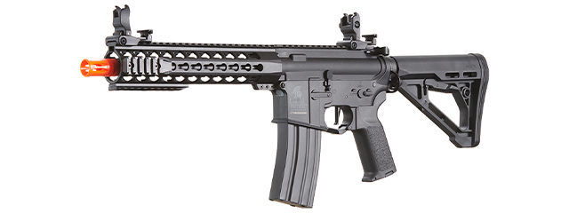 Lancer Tactical Gen 3 10" KeyMod M4 Carbine Airsoft AEG Rifle with Delta Stock (Color: Black)