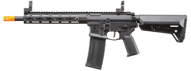 Lancer Tactical Gen 2 Hellion M-LOK 10" M4 AEG w/ Ambidextrous NSR Receiver & NSR Stock - (Black)