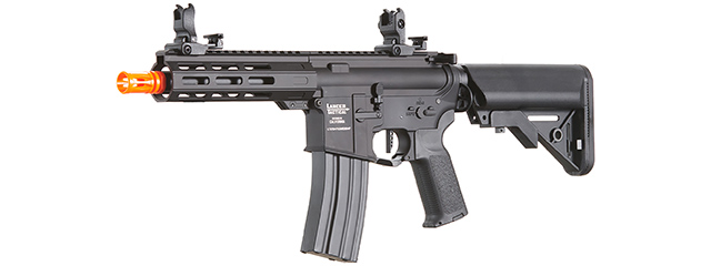 Lancer Tactical Viking 7" M-LOK Proline Series M4 Airsoft Rifle w/ Crane Stock (Color: Black)