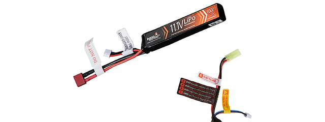 Lancer Tactical 11.1v 1000mAh 15C Stick LiPo Battery (Deans Connector)