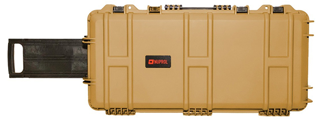 Nuprol Premium Medium 31.5" Hard Rifle Case with Wave Foam - (Tan)