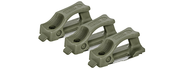 PTS High Cap Magpul Ranger Plate - 3 Pack - (OD Green)