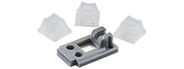 TAPP Airsoft TM M4 MWS Carbon Fiber Feedlip and Gasket Set for HPA Adapters