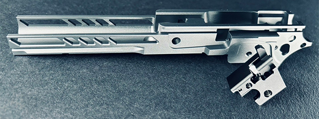 Dr. Black CNC Aluminum Frame Type 03 For TM Hi-CAPA 4.3 GBB Pistols - (Gray)