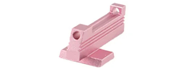 Dr. Black Aluminum Fiber Optic Front Sight for TM Hi-CAPA 5.1 GBB Pistols - (Pink)