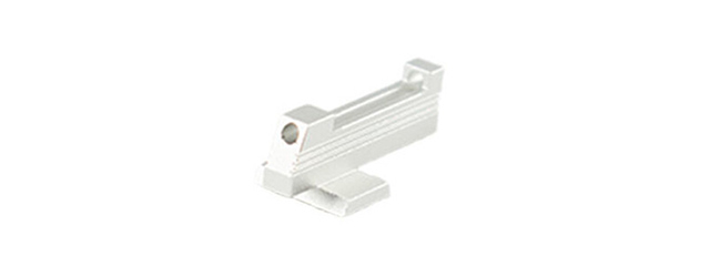 Dr. Black Aluminum Fiber Optic Front Sight for TM Hi-CAPA 5.1 GBB Pistols - (Silver)