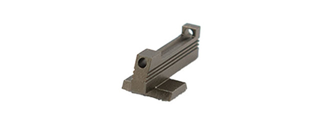 Dr. Black Aluminum Fiber Optic Front Sight for TM Hi-CAPA 5.1 GBB Pistols - (Tan)