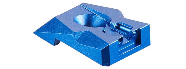 Dr. Black Aluminum Fiber Optic Rear Sight for TM Hi-CAPA 4.3 GBB Pistols - (Blue)