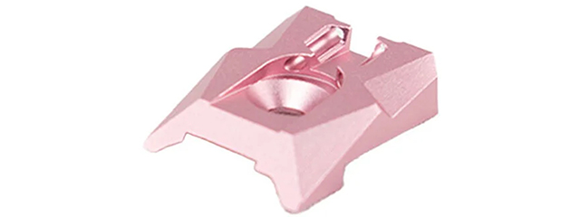 Dr. Black Aluminum Fiber Optic Rear Sight for TM Hi-CAPA 4.3 GBB Pistols - (Pink)