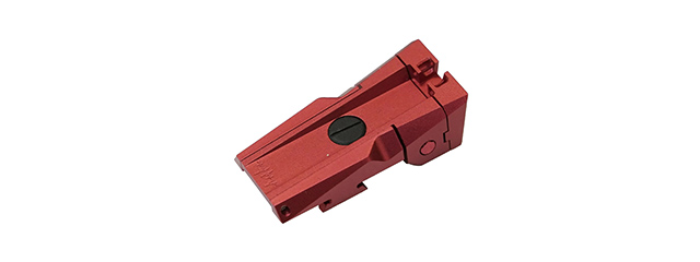 Dr. Black Aluminum Fiber Optic Rear Sight for TM Hi-CAPA 5.1 GBB Pistols - (Red)