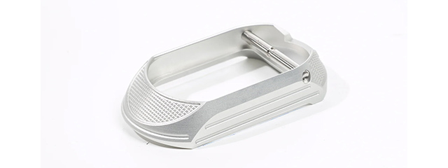 Dr. Black CNC Aluminum Type B Magwell for Tokyo Marui Hi-Capa GBB Airsoft Pistols - (Silver)