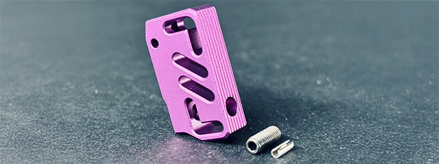 Dr. Black CNC Aluminum Standard A TM Hi-Capa GBB Pistol Trigger - (Purple)