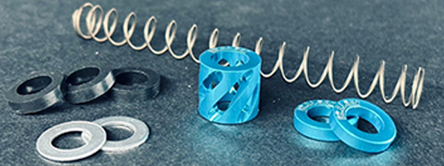 Dr. Black CNC Aluminum Type A Recoil Buffer Set - (Aquamarine)