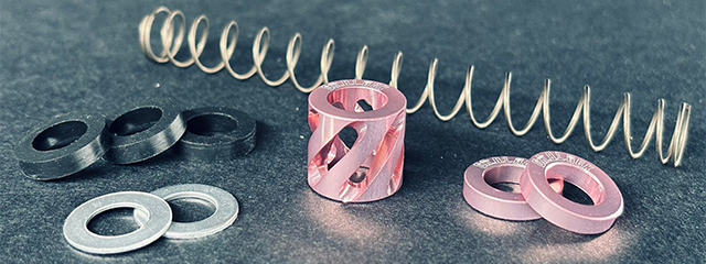 Dr. Black CNC Aluminum Type A Recoil Buffer Set - (Pink)