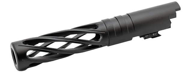 Dr. Black CNC Aluminum DINGING Outer Barrel For TM Hi-CAPA 4.3 GBB Pistols - (Black)