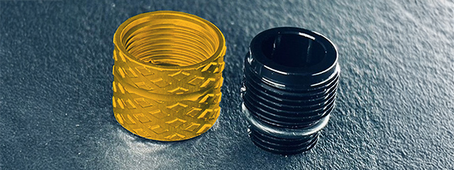 Dr. Black CNC Aluminum Type B Outer Barrel Adapter - (Gold)