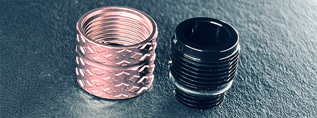 Dr. Black CNC Aluminum Type B Outer Barrel Adapter - (Pink)