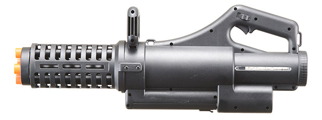 Well Pro Micro M134 Chainsaw Electric Rotating Gatling Mini Vulcan AEG Airsoft - (Black)