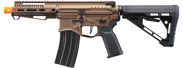 Zion Arms R15 Mod 1 Short Barrel Airsoft Rifle with Delta Stock (Color: Bronze)